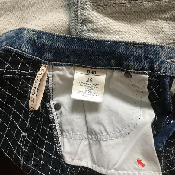 New Auc D-ID SKINNY STRETCHY CYCLE/BIKER JEANS - Picture 4 of 15